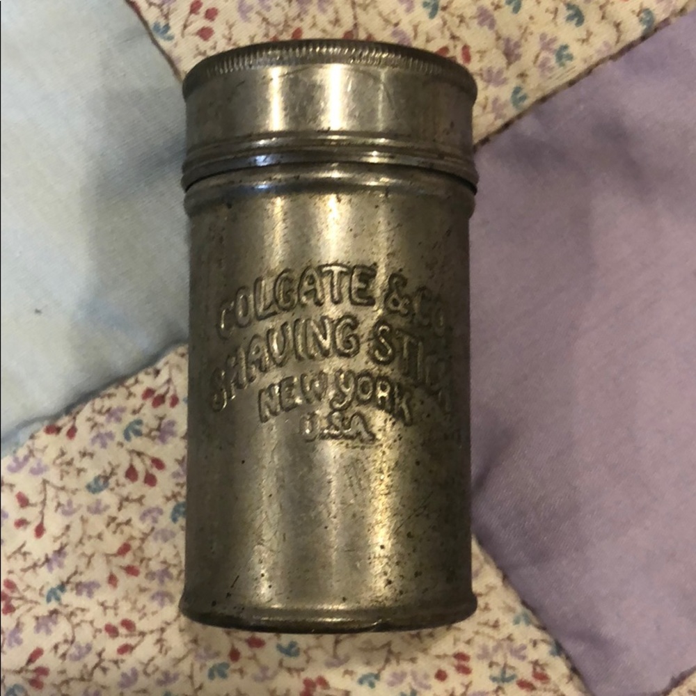 Vintage Colgate shaving tin